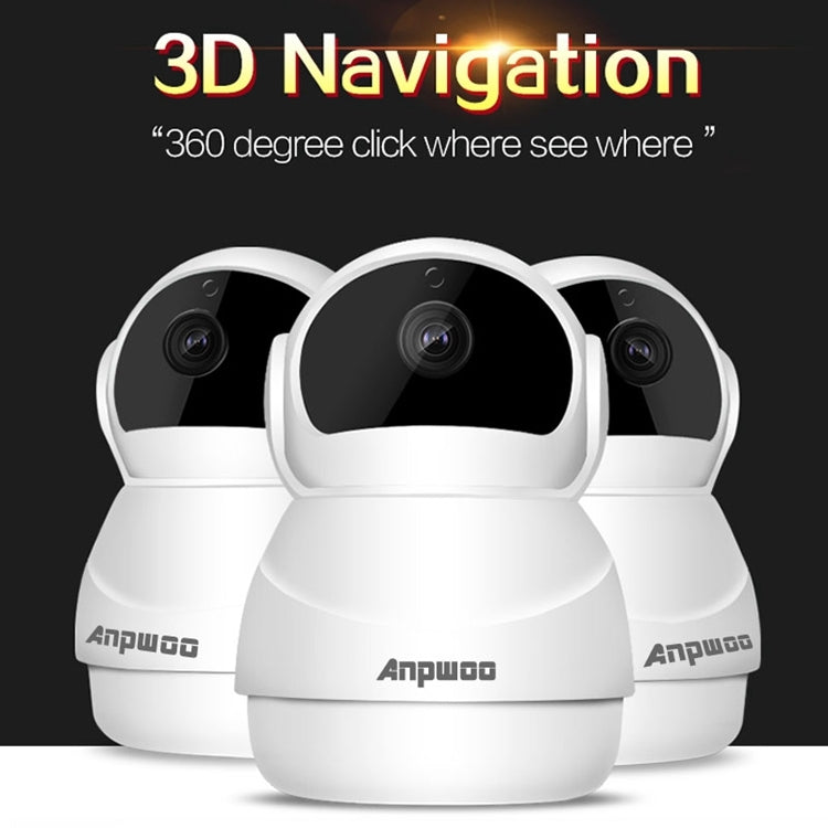 Anpwoo Warrior GM8135+SC2145 1080P HD WiFi IP Camera, Support Motion Detection & Infrared Night Vision & TF Card(Max 128GB), Warrior Anpwoo Warrior GM8135+SC2145 1080P HD WiFi IP Camera, Support Motion Detection & Infrared Night Vision & TF Card(Max 128GB), Warrior